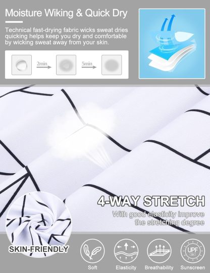 Women's Golf Polo Shirts Short Sleeve Quarter Zip Pullover Moisture Wicking Workout Tops