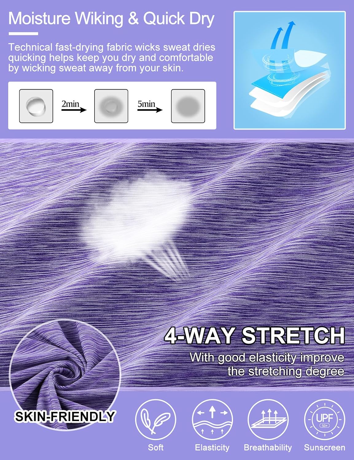 Women's Golf Polo Shirts Short Sleeve Quarter Zip Pullover Moisture Wicking Workout Tops