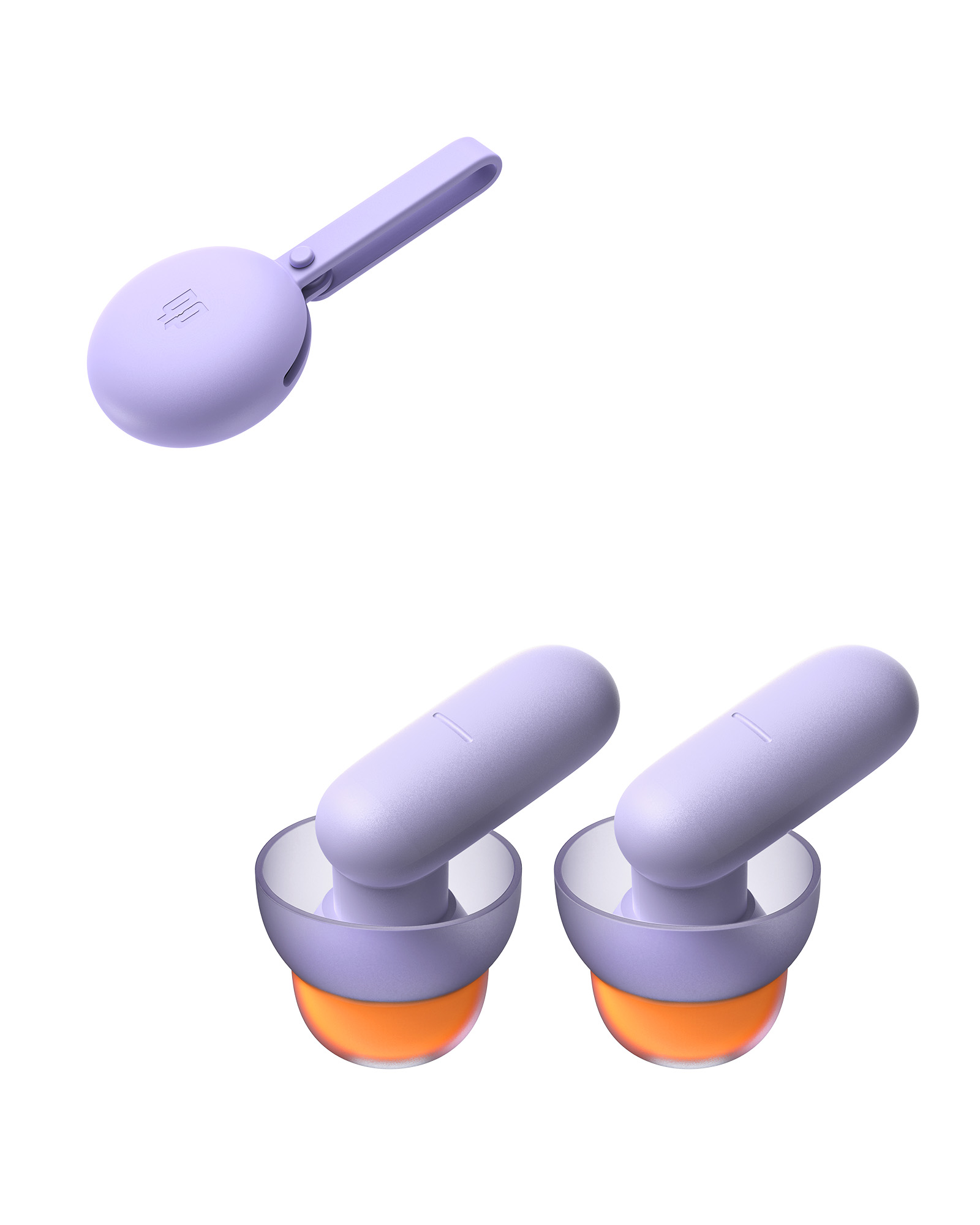 QubitPulse Dream Earplugs with Qufits™ Eartips - Purple