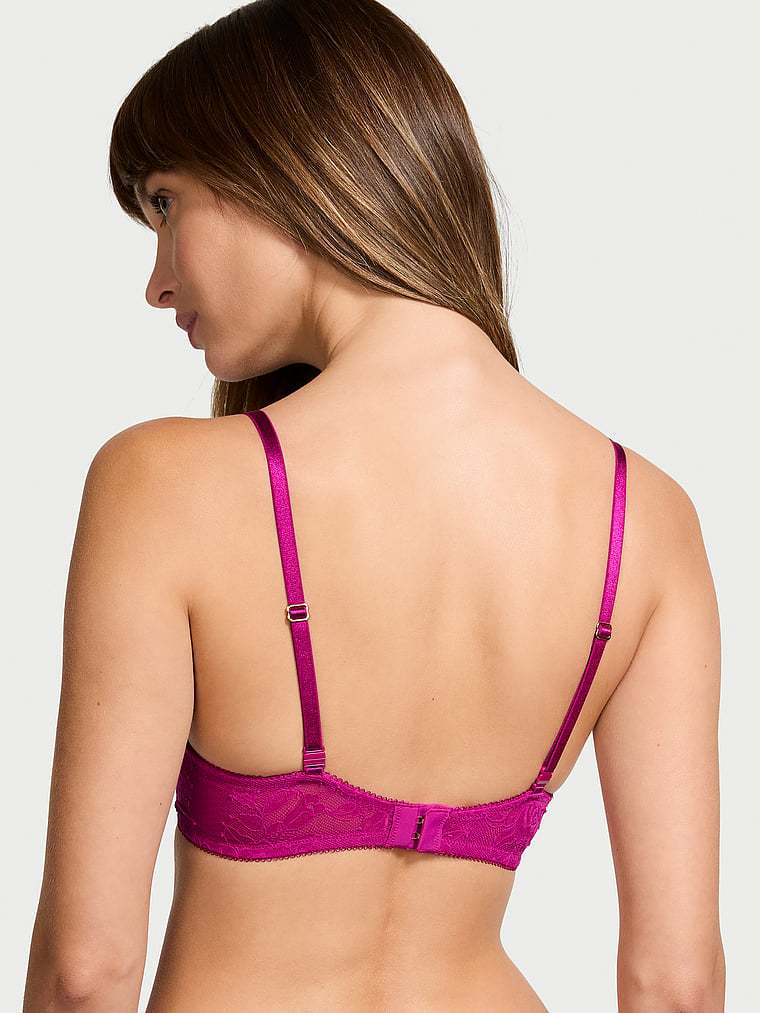 Very Sexy Bombshell Rose Lace Add-2-Cups Push-Up Bra Lace