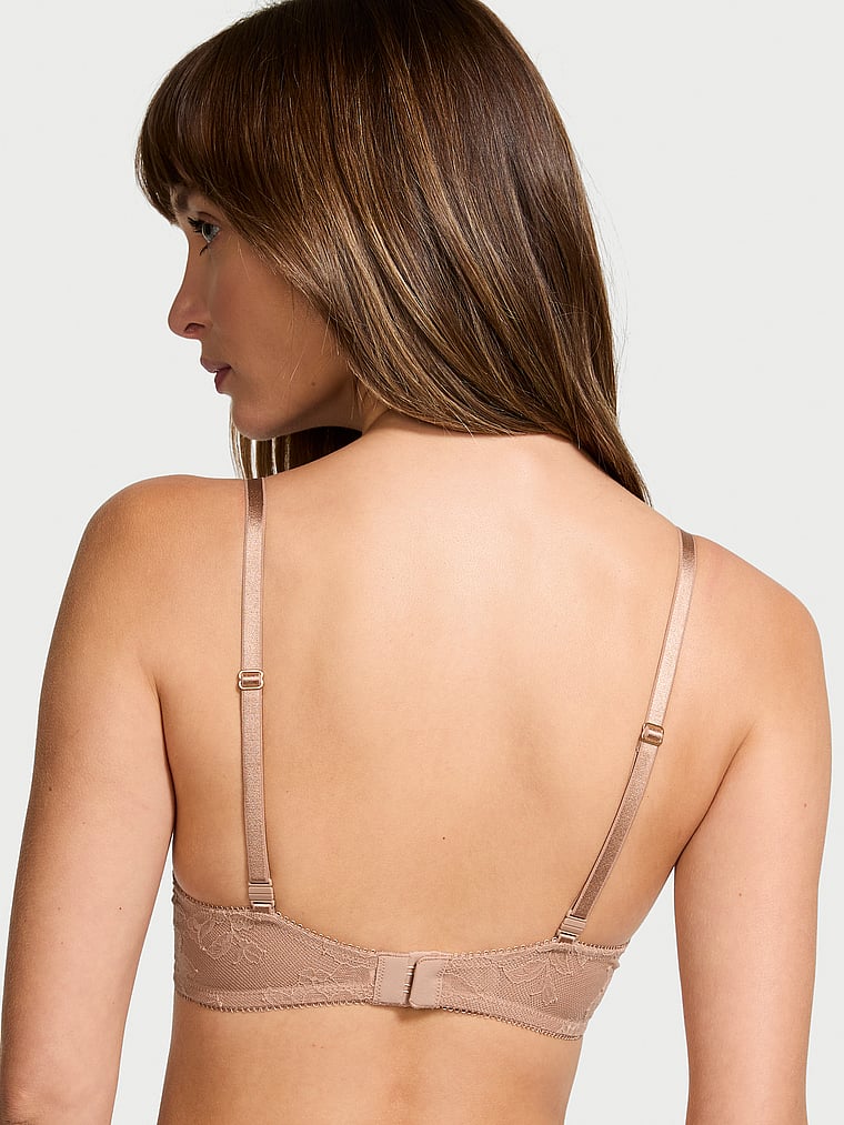 Very Sexy Bombshell Rose Lace Add-2-Cups Push-Up Bra Lace