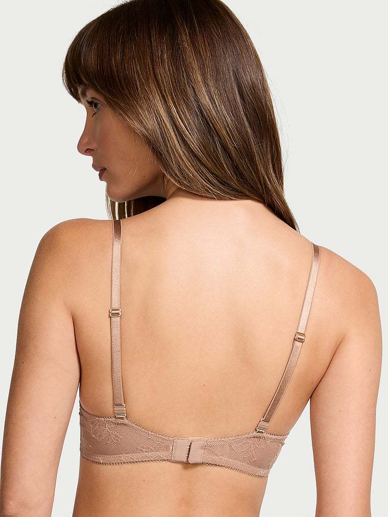 Very Sexy Bombshell Rose Lace Add-2-Cups Push-Up Bra Lace