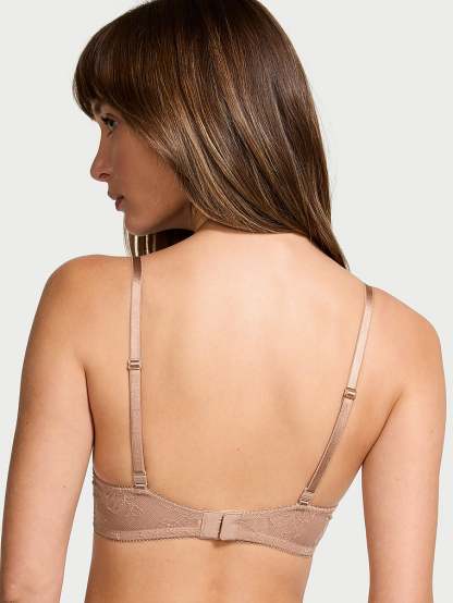 Very Sexy Bombshell Rose Lace Add-2-Cups Push-Up Bra Lace