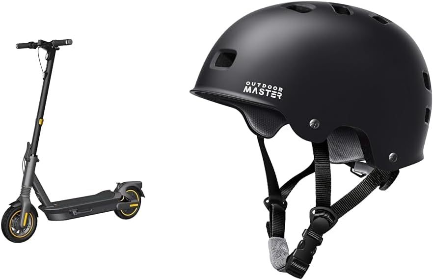 Last day sale,only $29.99💥Segway Ninebot MAX Electric Pedal Scooter with Helmet