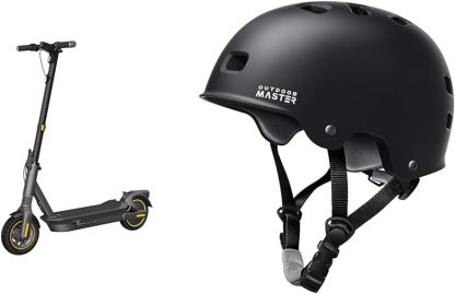 Last day sale,only $29.99💥Segway Ninebot MAX Electric Pedal Scooter with Helmet