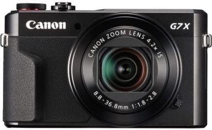 Canon PowerShot G7 X Mark II Digital Camera (1066C001) + 64GB Memory Card + Card Reader + Deluxe Soft Bag + Flex Tripod + Hand Strap + Memory Wallet + Cleaning Kit 