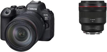 Canon EOS R6 Mark II Mirrorless Camera (Body Only), Full-Frame Camera, 24.2 Megapixel CMOS Sensor, Photo and Video Capabilities, Black