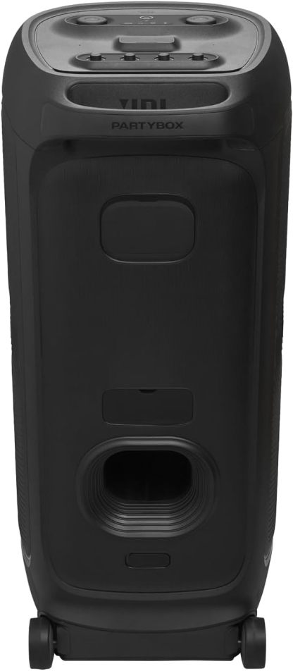 JBL Partybox Ultimate - Multi Purpose Party Speaker, with Wi-fi & Bluetooth Connectivity, Wireless, Lightshow, IPx4 Slashproof, Dual Mic & Guitar Inputs, Handle & Sturdy Wheels, Black