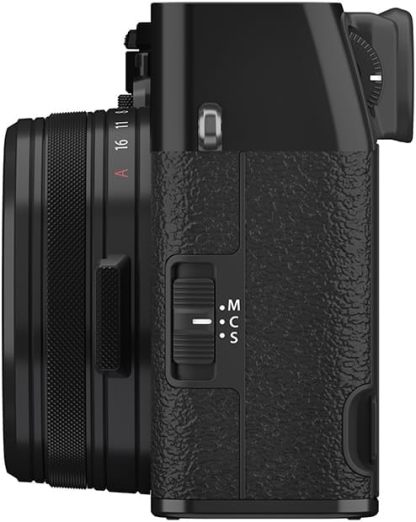 Fujifilm X100VI 40.2 MP Mirrorless Camera with Fixed 23mmF2 Lens (APS-C X-Trans CMOS 5 Sensor, X-Processor 5, Hybrid Viewfinder, LCD Tilt Touchscreen, Face Detection AF, 20 Film Simulations - Black