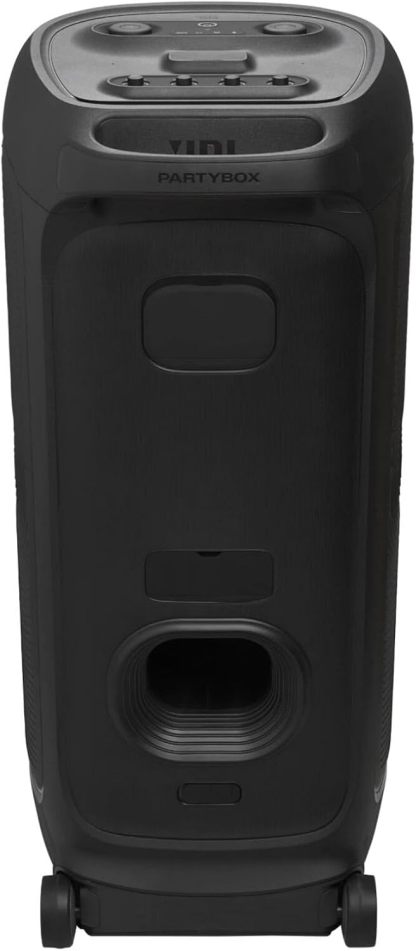 JBL Partybox Ultimate - Multi Purpose Party Speaker, with Wi-fi & Bluetooth Connectivity, Wireless, Lightshow, IPx4 Slashproof, Dual Mic & Guitar Inputs, Handle & Sturdy Wheels, Black