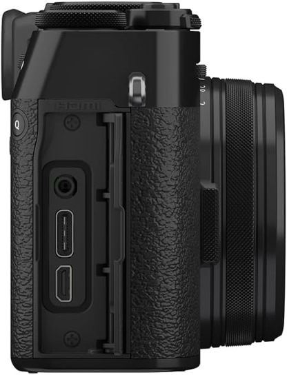 Fujifilm X100VI 40.2 MP Mirrorless Camera with Fixed 23mmF2 Lens (APS-C X-Trans CMOS 5 Sensor, X-Processor 5, Hybrid Viewfinder, LCD Tilt Touchscreen, Face Detection AF, 20 Film Simulations - Black