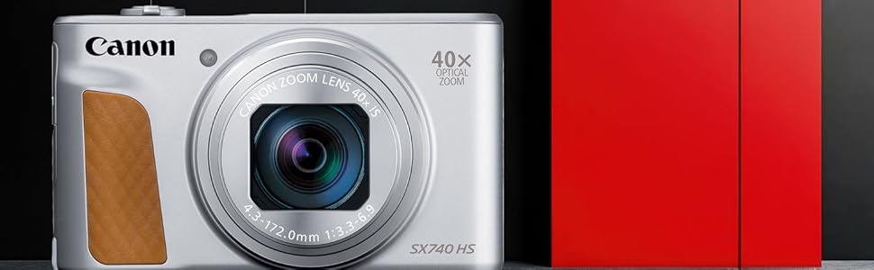 Canon PowerShot SX740 HS Digital Camera (Silver)