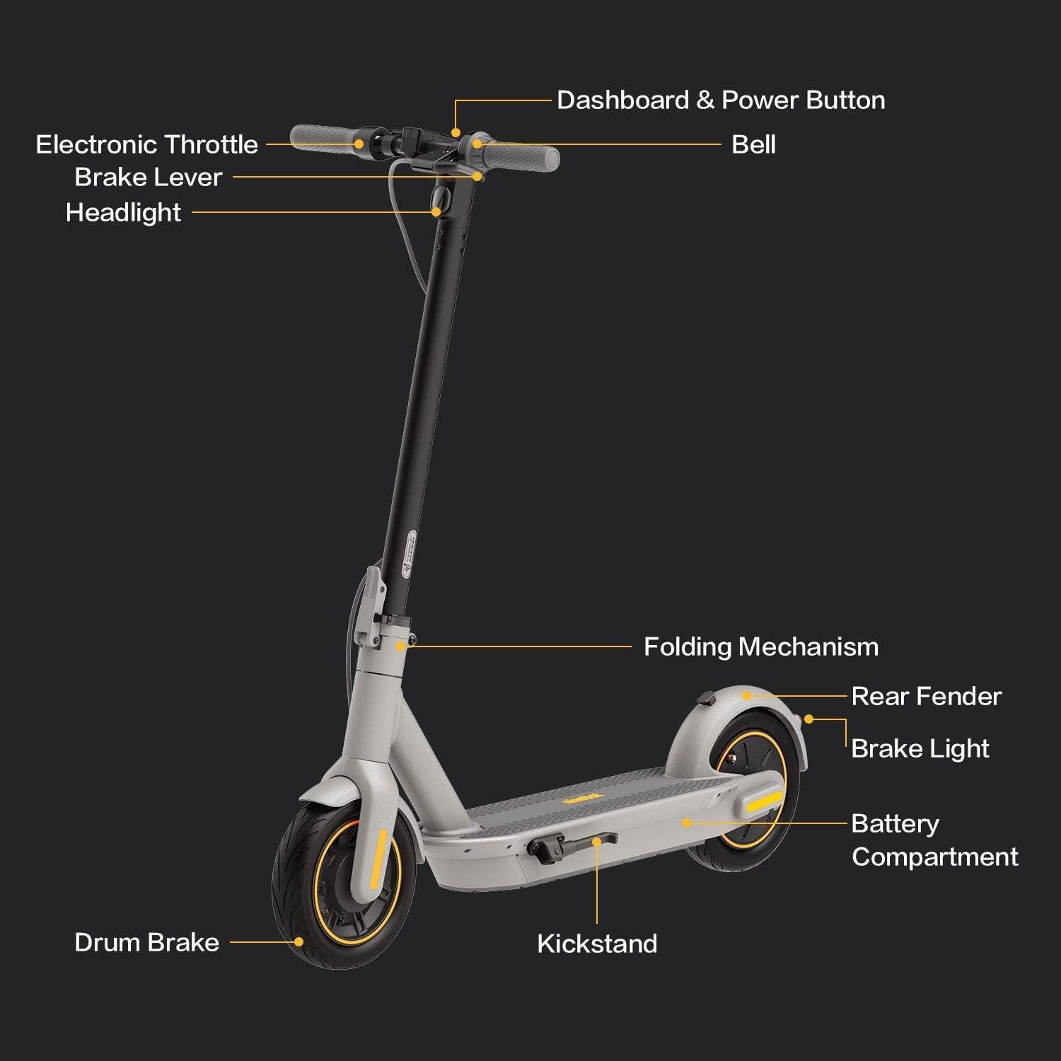 Last day sale,only $29.99💥Segway Ninebot MAX Electric Pedal Scooter with Helmet