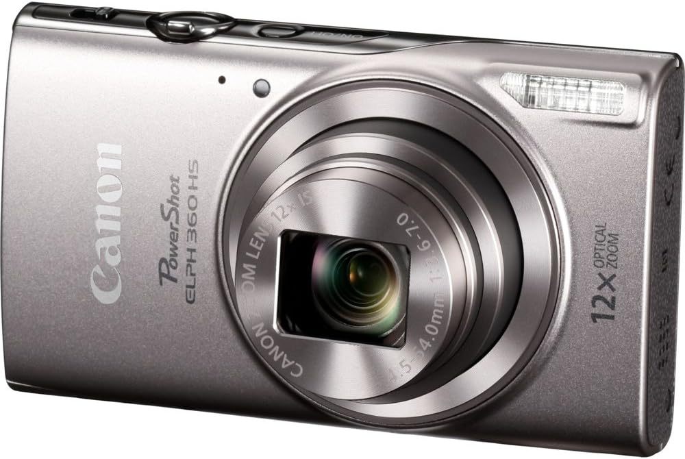 Canon PowerShot ELPH 360 Digital Camera w/ 12x Optical Zoom and Image 