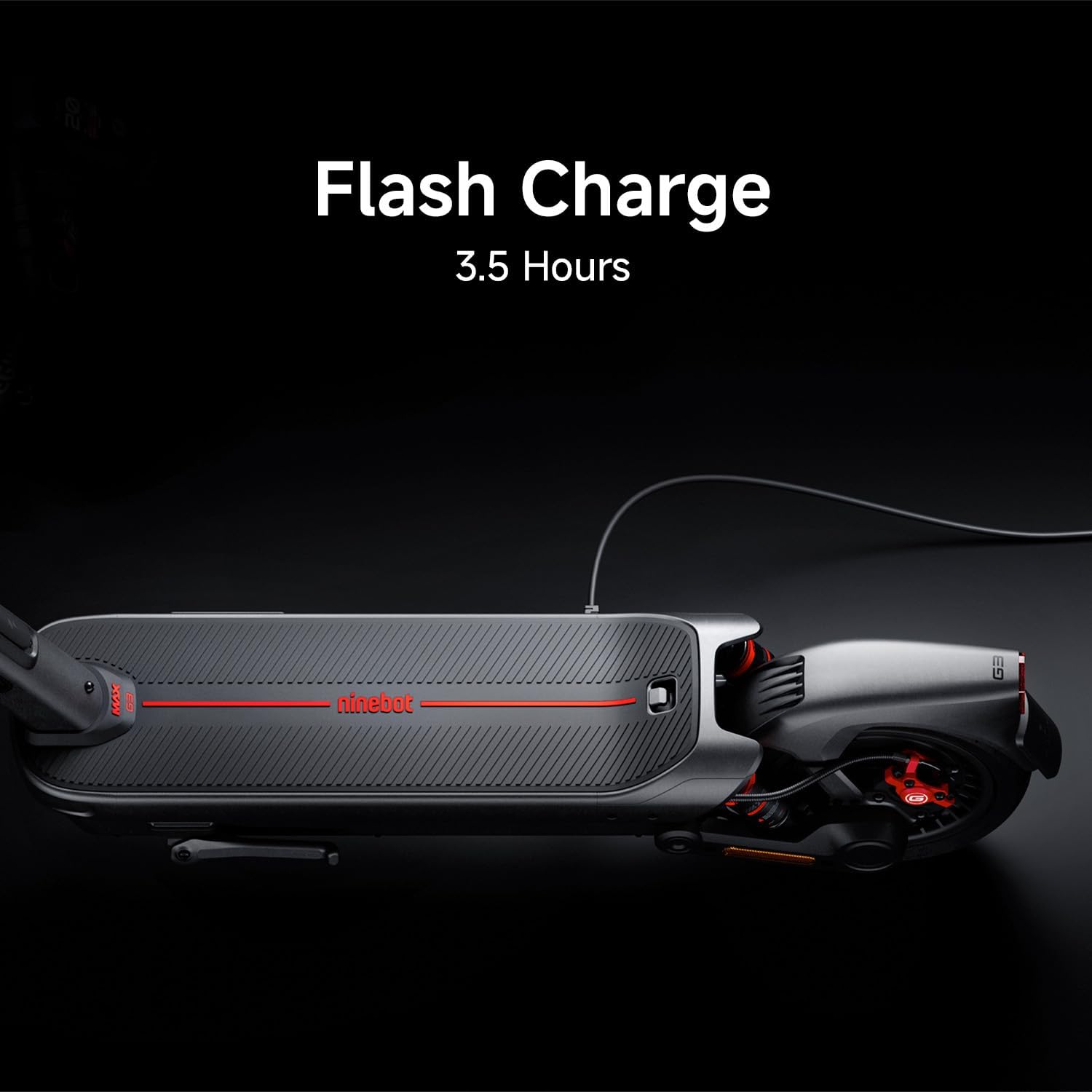 Segway Ninebot Max G3 Electric Scooter, 28 mph Top Speed w/ 50 Miles Max Range, 2000W Peak Motor, Dual Hydraulic Suspension, Fast Charging Scooter for Adults and Teens, UL-2272 2271 Certified