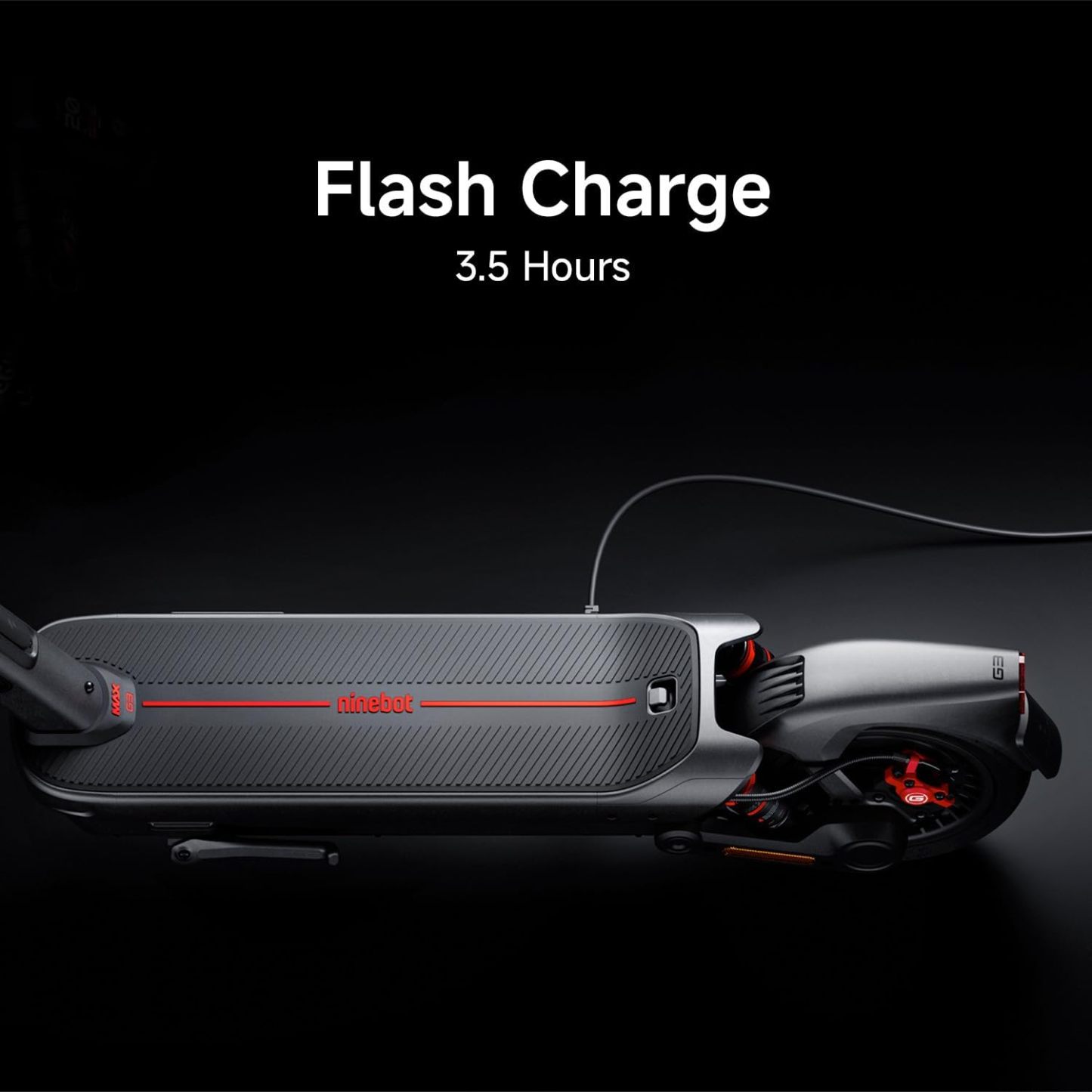 Segway Ninebot Max G3 Electric Scooter, 28 mph Top Speed w/ 50 Miles Max Range, 2000W Peak Motor, Dual Hydraulic Suspension, Fast Charging Scooter for Adults and Teens, UL-2272 2271 Certified