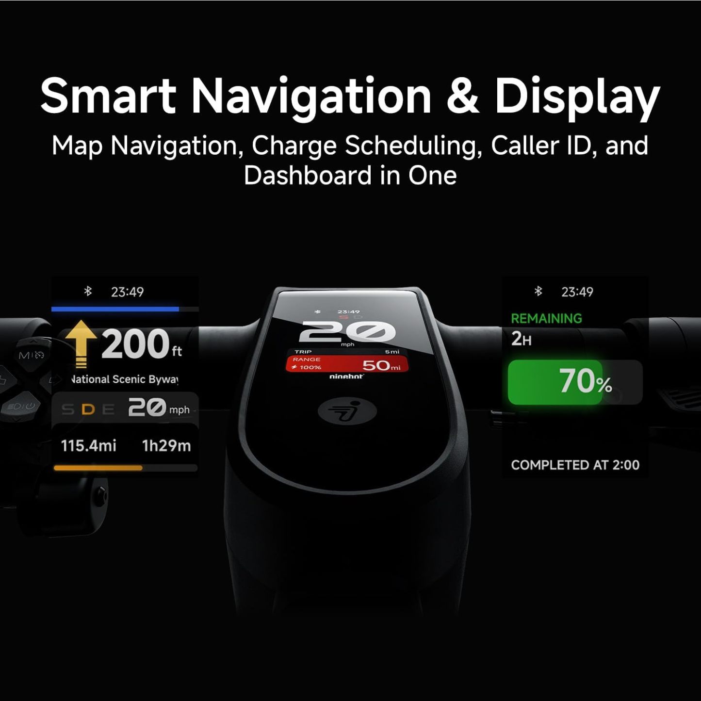Segway Ninebot Max G3 Electric Scooter, 28 mph Top Speed w/ 50 Miles Max Range, 2000W Peak Motor, Dual Hydraulic Suspension, Fast Charging Scooter for Adults and Teens, UL-2272 2271 Certified