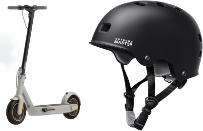Last day sale,only $29.99💥Segway Ninebot MAX Electric Pedal Scooter with Helmet