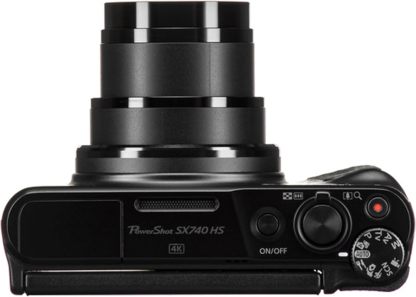 Canon Powershot SX740 HS Digital Camera (Black) + 64GB Memory + Stabilizing Grip + Software Pack +More (Value Bundle) 