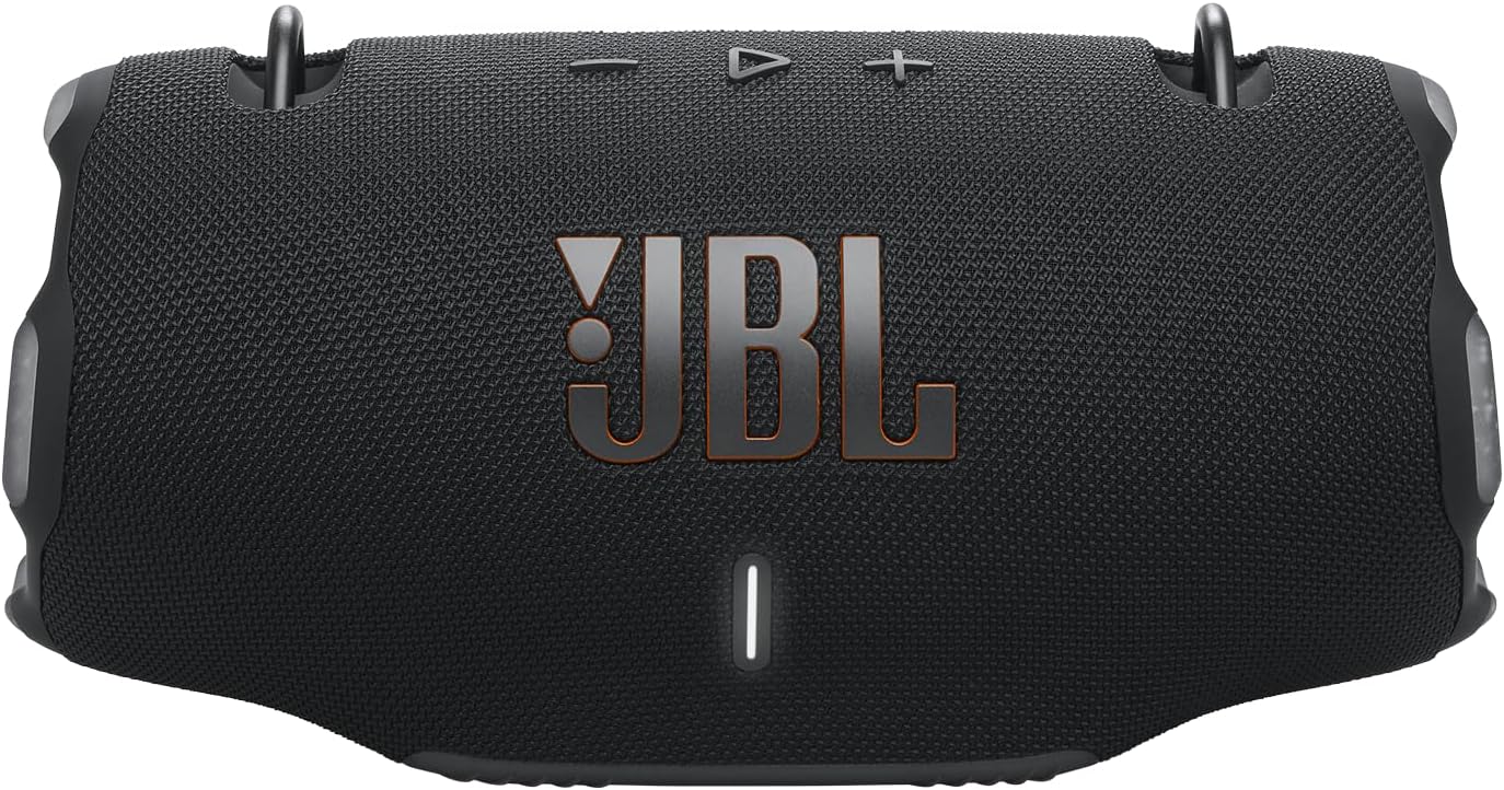 JBL Xtreme 4 - Portable Bluetooth Speaker, Powerful Sound and Deep Bass, IP67 Waterproof, 24 Hours of Playtime, Powerbank, Auracast for Multi-Speaker Pairing (Black)