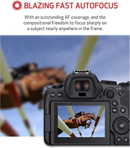 Canon EOS R6 Mark II Mirrorless Camera RF24-105mm F4-7.1 is STM Lens Kit, Full-Frame Hybrid Camera, 24.2 Megapixel CMOS Sensor, Photo and Video Capabilities, Black