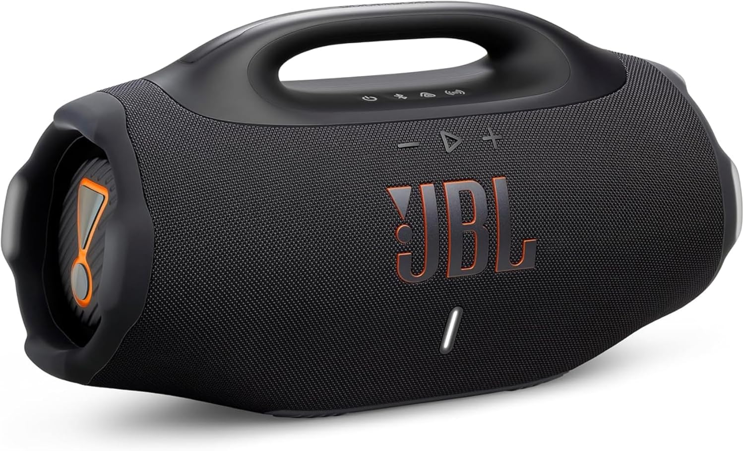 JBL Boombox 4 - Most Powerful Portable Waterproof Speaker with Massive Pro Sound, Up to 34 Hours of Playtime, & Multi-Speaker Connection by Auracast™ (Black)