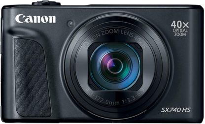 Canon Powershot SX740 HS Digital Camera (Black) + 64GB Memory + Stabilizing Grip + Software Pack +More (Value Bundle) 