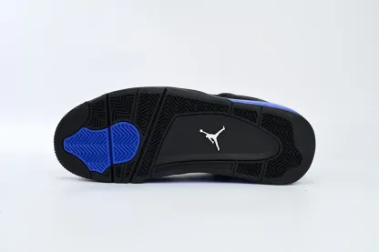 Jordan 4 Retro Black Blue Thunder 