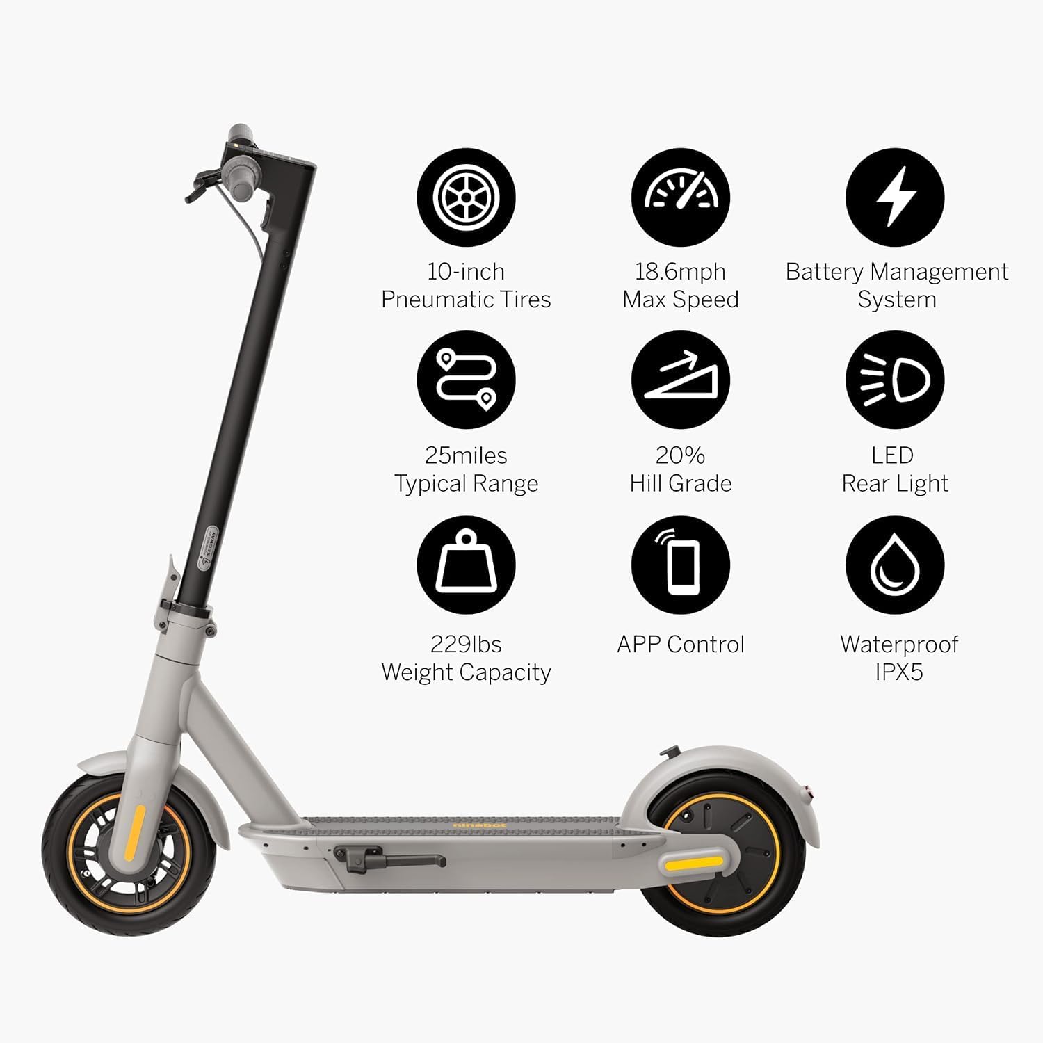 Last day sale,only $29.99💥Segway Ninebot MAX Electric Pedal Scooter with Helmet