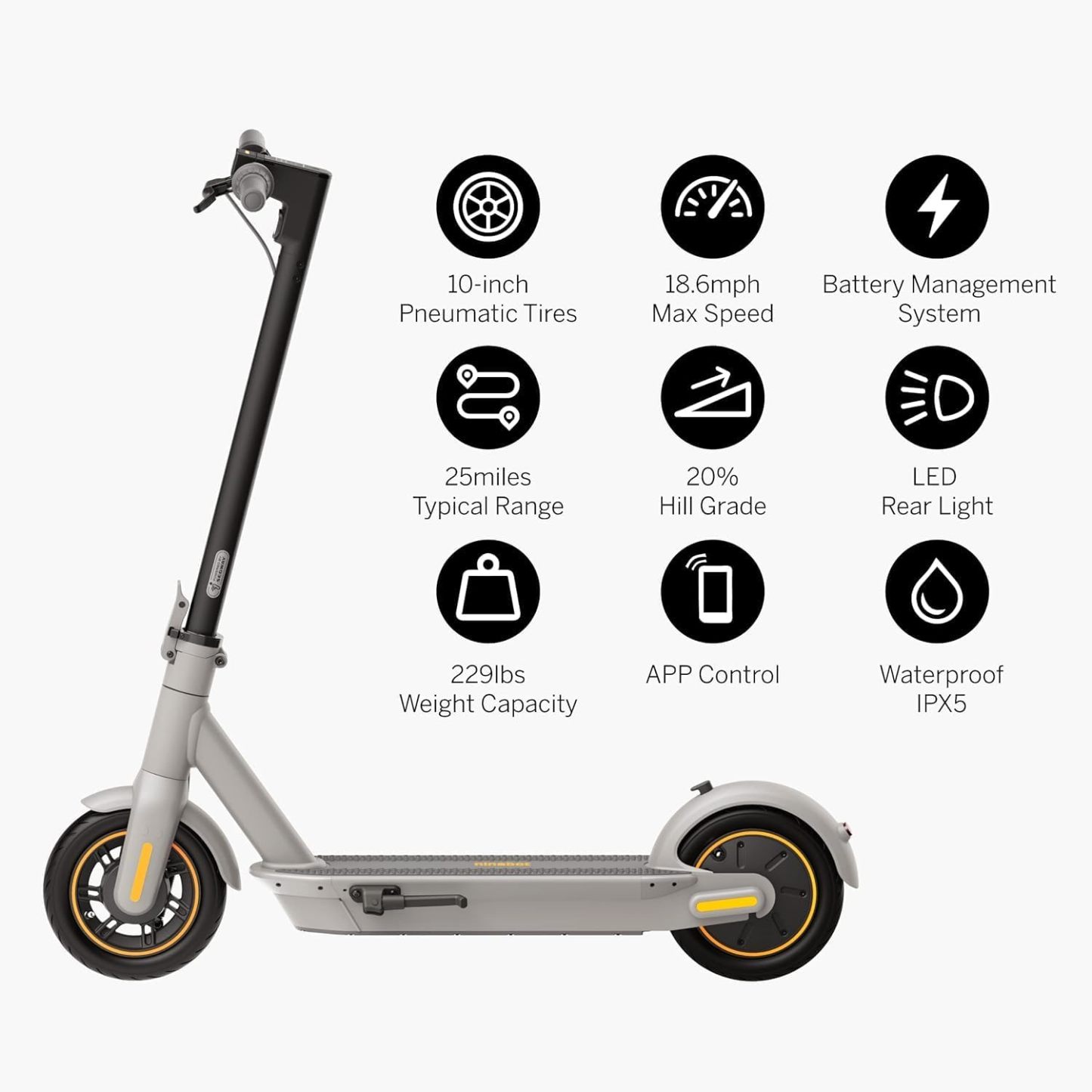 Last day sale,only $29.99💥Segway Ninebot MAX Electric Pedal Scooter with Helmet