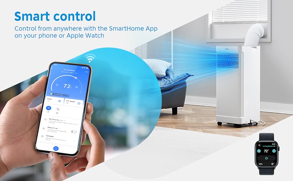 Midea smart portable air conditioner