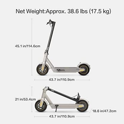 Last day sale,only $29.99💥Segway Ninebot MAX Electric Pedal Scooter with Helmet