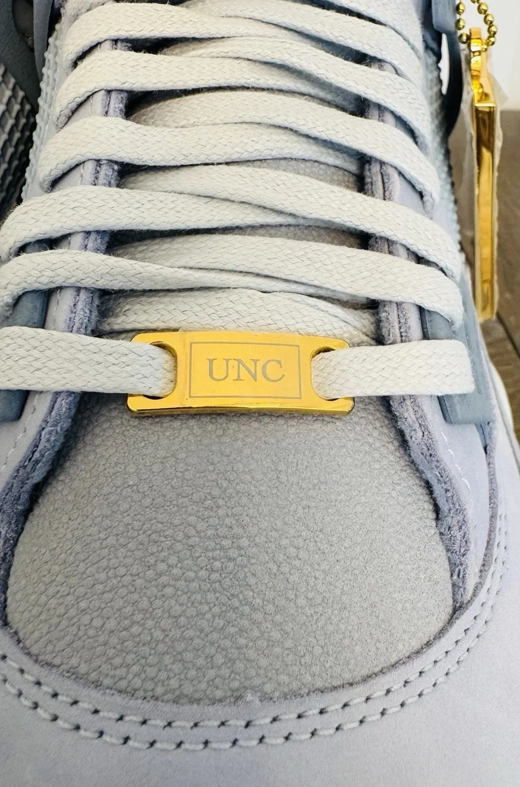 *NEW* Air Jordan 4 Retro UNC Tar Heels Player Exclusive PE Promo Sample Men 12.5