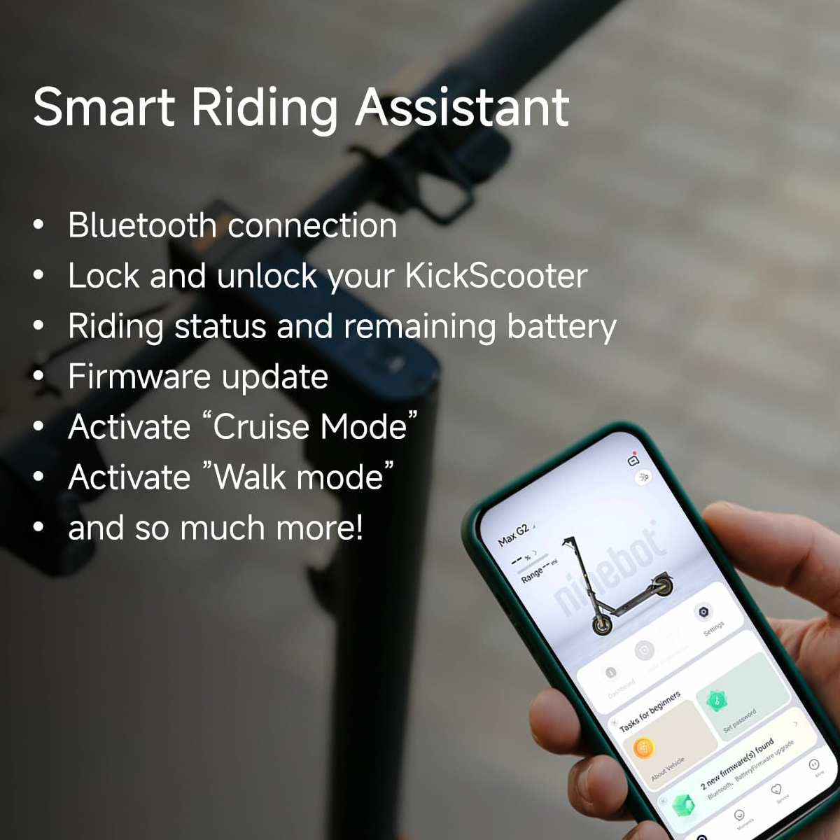 Last day sale,only $29.99💥Segway Ninebot MAX Electric Pedal Scooter with Helmet