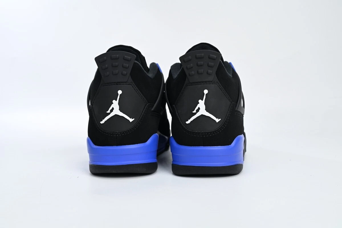 Jordan 4 Retro Black Blue Thunder 