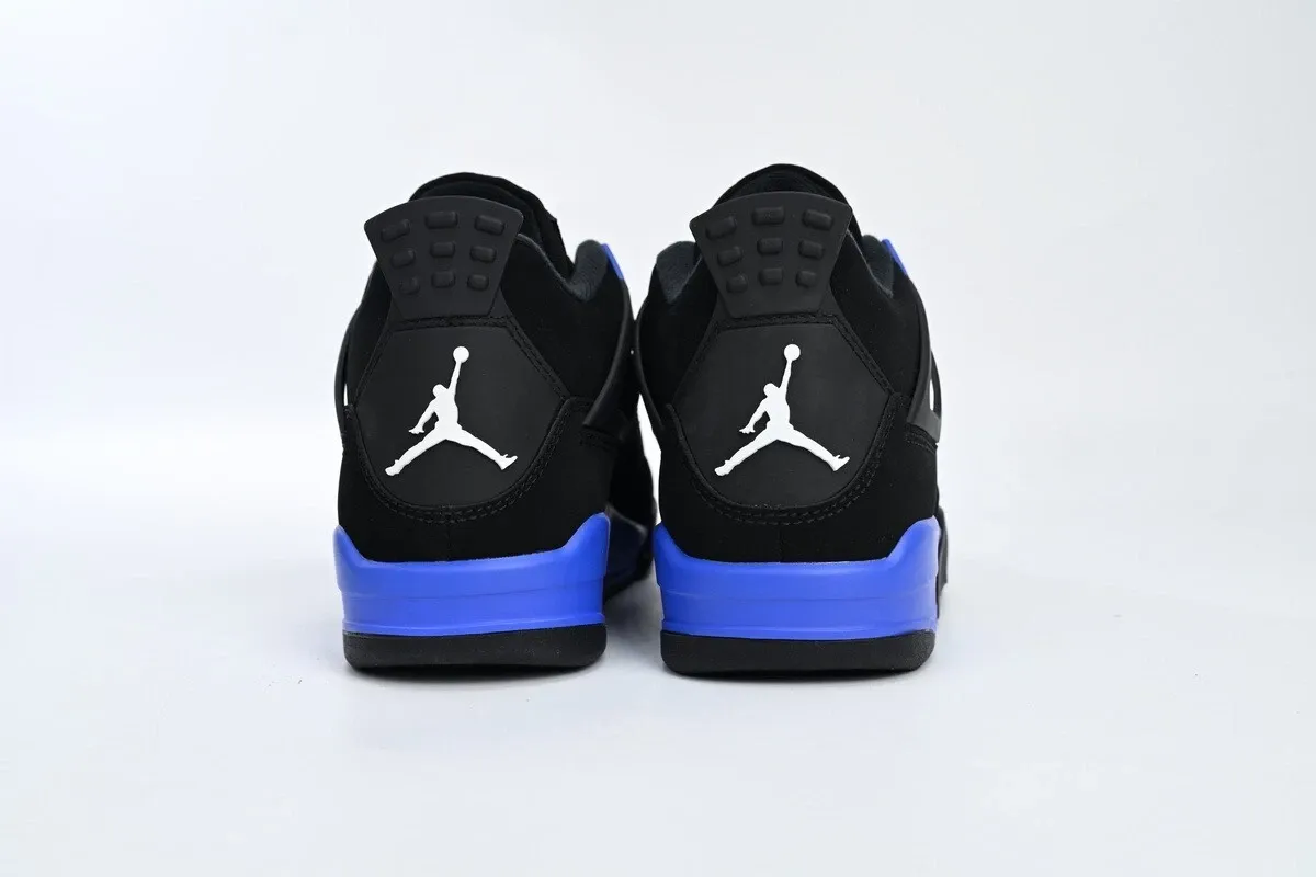 Jordan 4 Retro Black Blue Thunder 