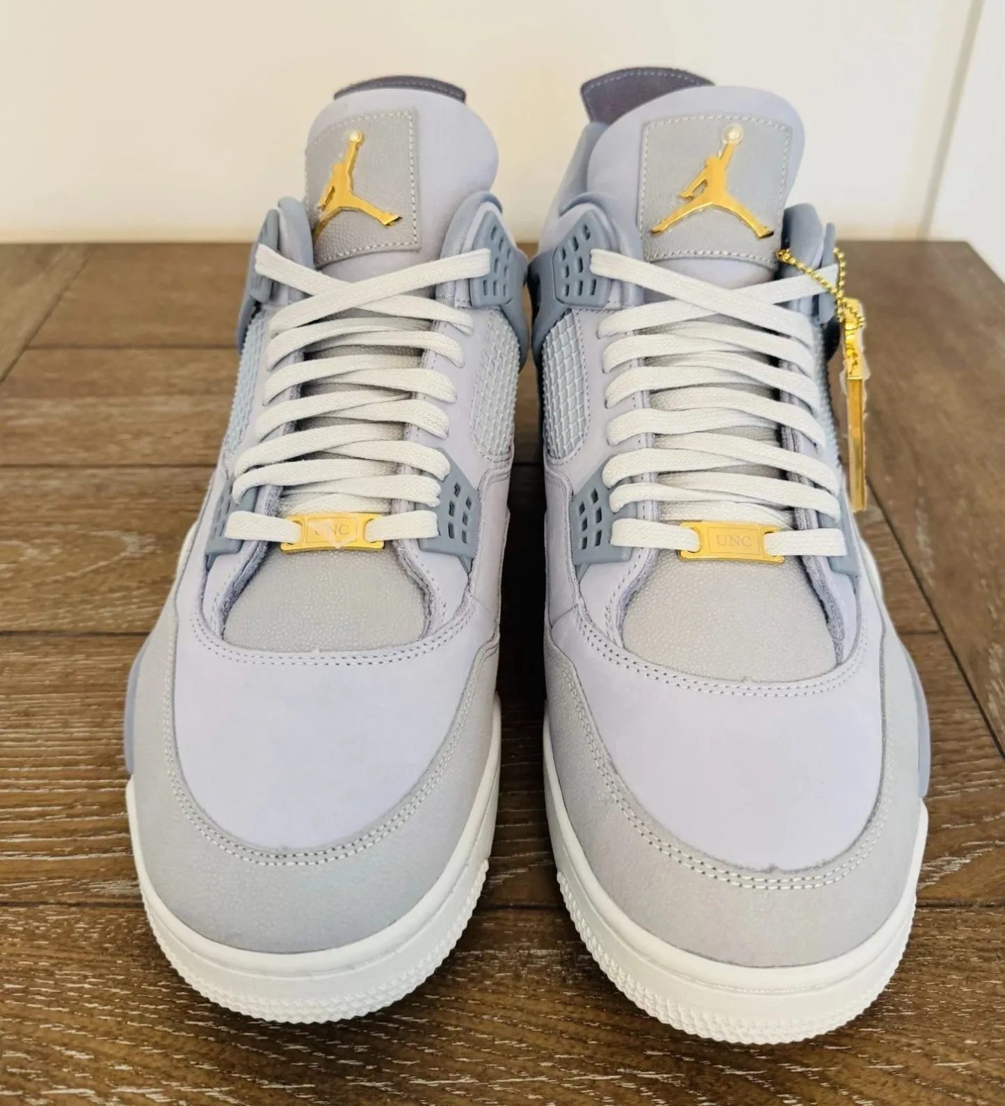 *NEW* Air Jordan 4 Retro UNC Tar Heels Player Exclusive PE Promo Sample Men 12.5