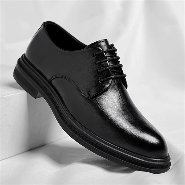 Genuine leather plus size business formal men's shoes