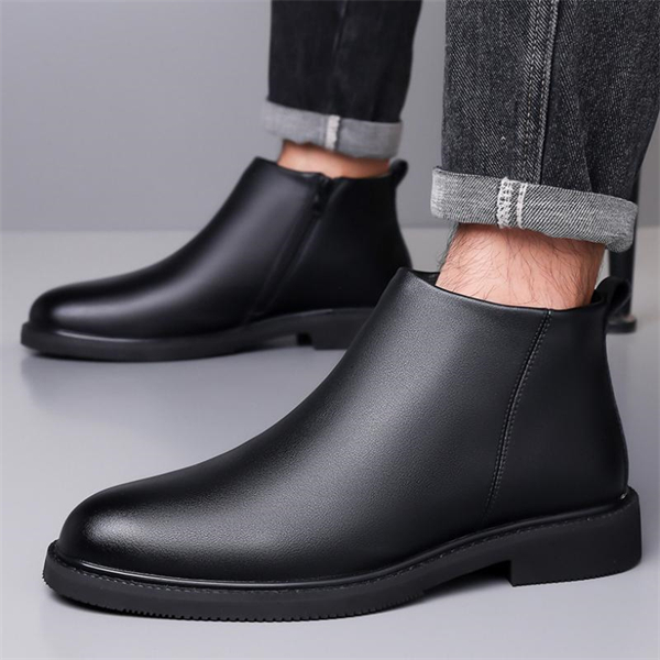 Genuine Leather Plus Size New High-Top Men's Martin Boots