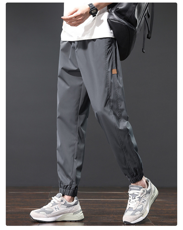 Spring/Summer Thin Loose Plus Size Stylish Men's Jogger Casual Pants