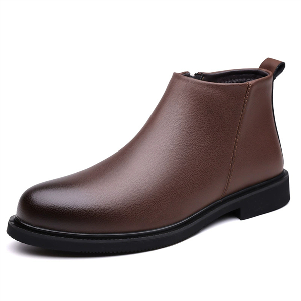 Genuine Leather Plus Size New High-Top Men's Martin Boots