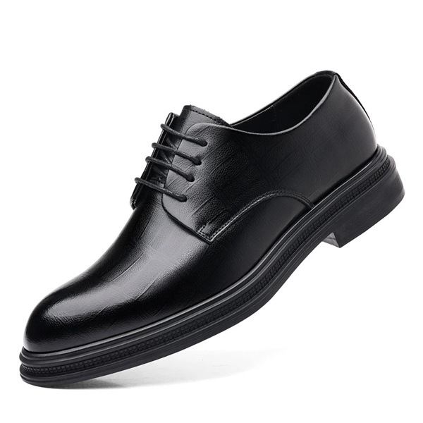 Genuine leather plus size business formal men's shoes