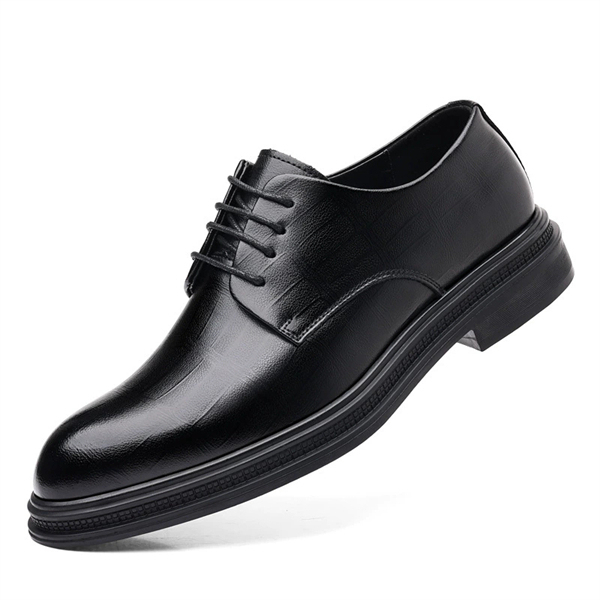Genuine leather plus size business formal men's shoes