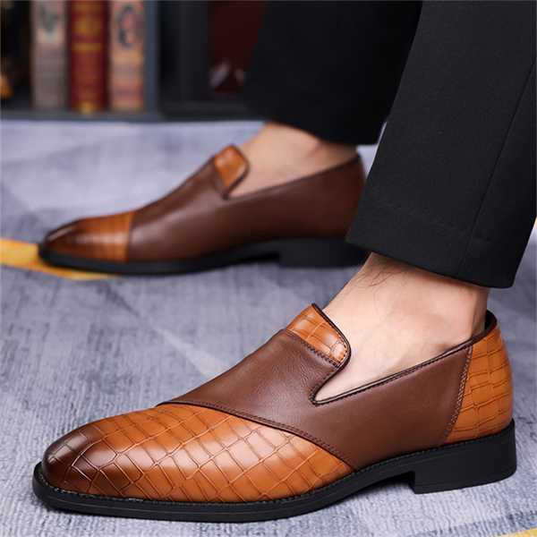 New Genuine Leather Men's Business Formal Shoes (Plus Size)