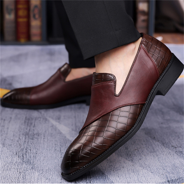 New Genuine Leather Men's Business Formal Shoes (Plus Size)