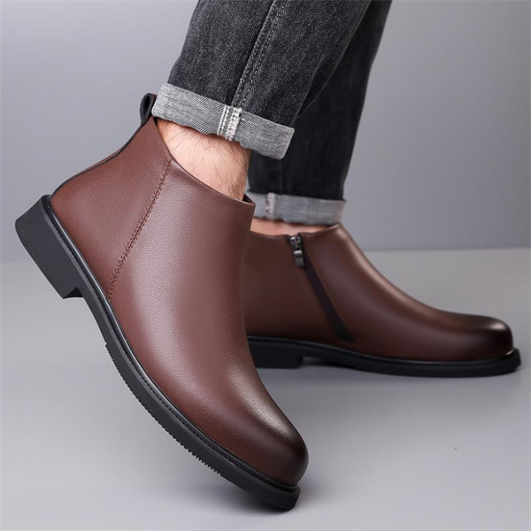Genuine Leather Plus Size New High-Top Men's Martin Boots