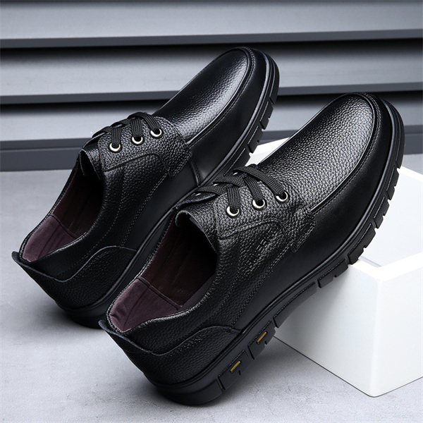 Genuine leather soft-soled plus-size fashionable casual men's loafers