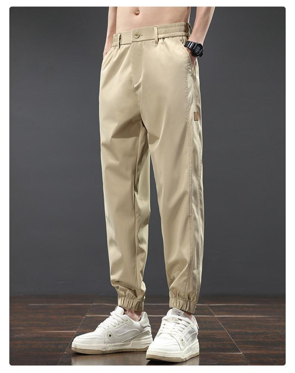 Spring/Summer Thin Loose Plus Size Stylish Men's Jogger Casual Pants