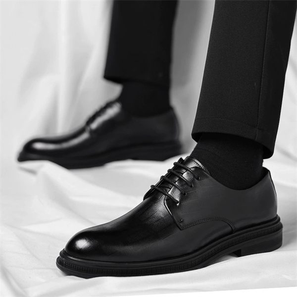 Genuine leather plus size business formal men's shoes