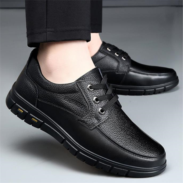 Genuine leather soft-soled plus-size fashionable casual men's loafers